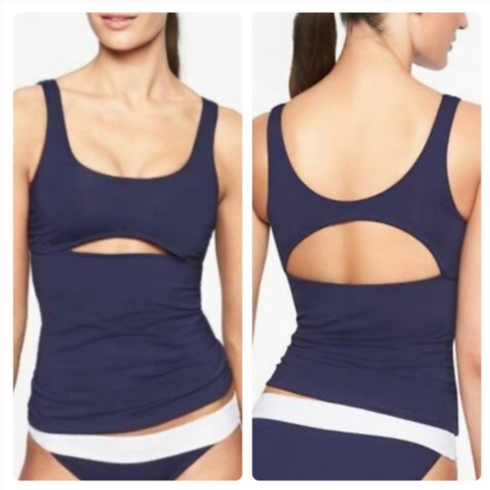 Athleta Mod Block Cutout Tankini